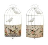 【値下品】鳥かご時計