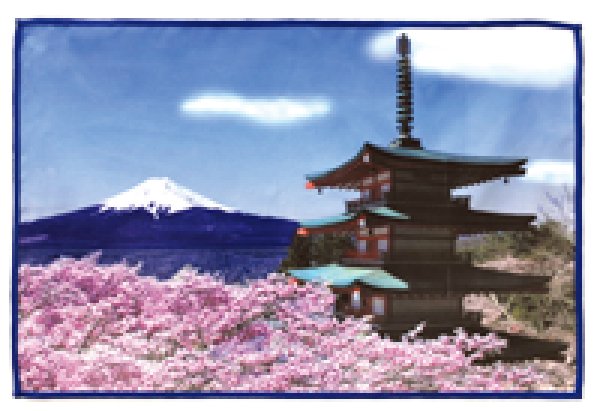 画像1: 【値下品】2Wayクロス　富士山 (1)